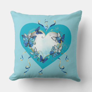 Schmetterlinge Herz Kissen Whimsical