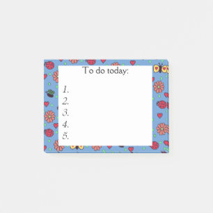 Schmetterlinge, Herzen und Blume Notizen schreiben