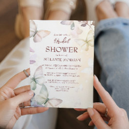 Schmetterlinge I Brautparty Einladung
