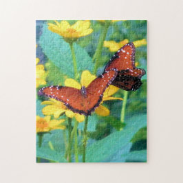 Schmetterlinge im Garten - 11x14 - 252 Stück Puzzle