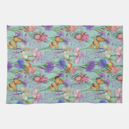 Schmetterlinge im Garten Geschirrtuch