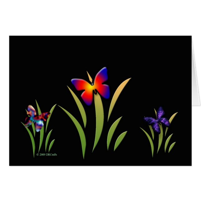 Schmetterlinge im Gras (Vorderseite (Horizontal))