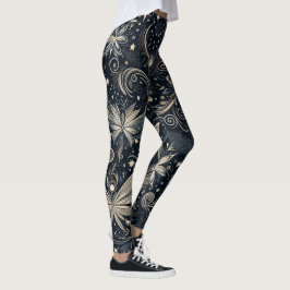 Schmetterlinge im Mondlicht Leggings
