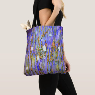 Schmetterlinge in der Lavendel-Tote-Tasche