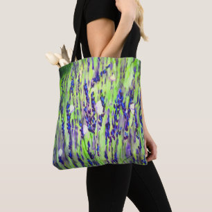 Schmetterlinge in der Lavendel-Tote-Tasche