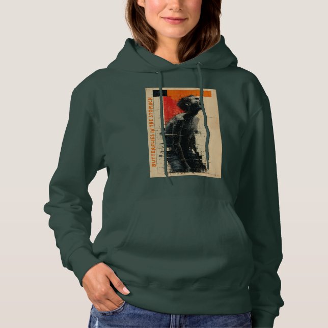 Schmetterlinge in der Stomach - Limited Edition (4 Hoodie (Vorderseite)
