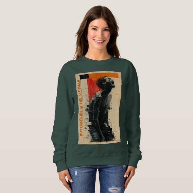 Schmetterlinge in der Stomach - Limited Edition (4 Sweatshirt (Vorne ganz)