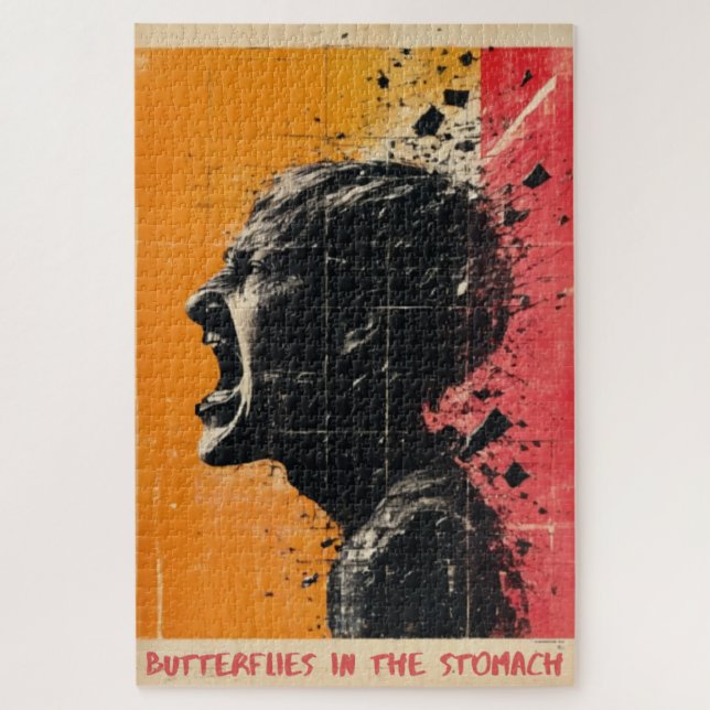 Schmetterlinge in der Stomach - Limited Edition (5 Puzzle (Vertikal)