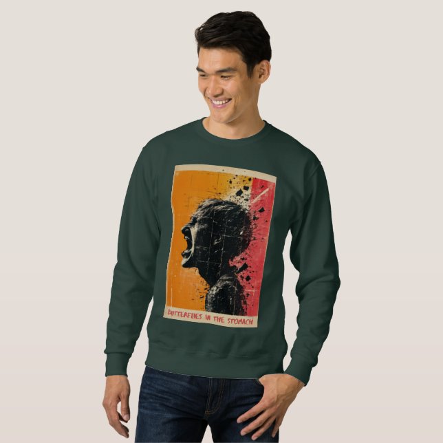 Schmetterlinge in der Stomach - Limited Edition (5 Sweatshirt (Vorne ganz)