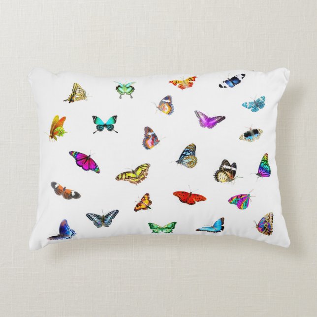 Schmetterlinge Insekten Tiere Natur Schmetterling Dekokissen (Vorderseite)