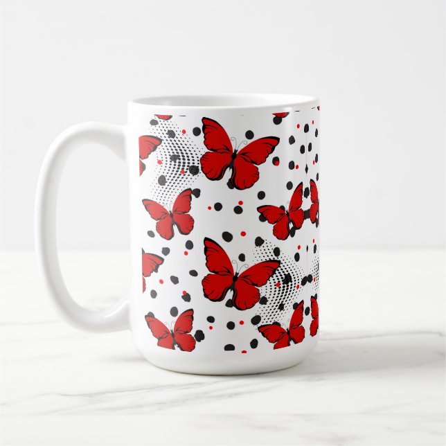 Schmetterlinge Kaffeetasse (Links)