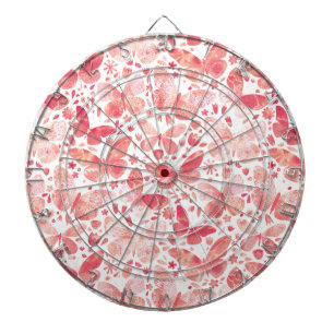 Schmetterlinge Korallenrosa Dartscheibe