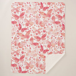 Schmetterlinge Korallenrosa Sherpadecke