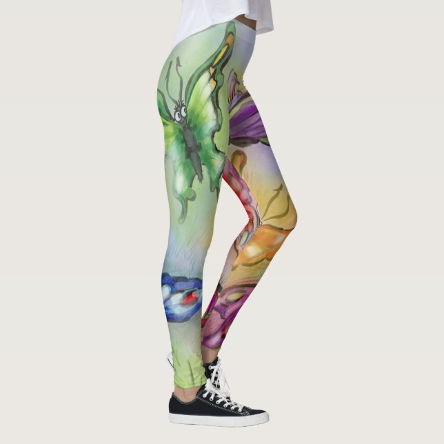 Schmetterlinge Leggings (Rechts)