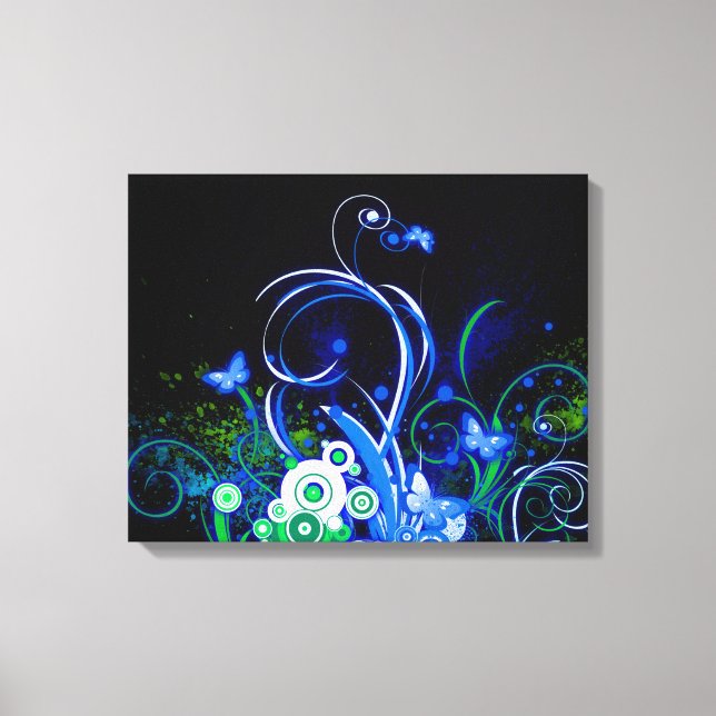 Schmetterlinge Leinwanddruck (Vorderseite)