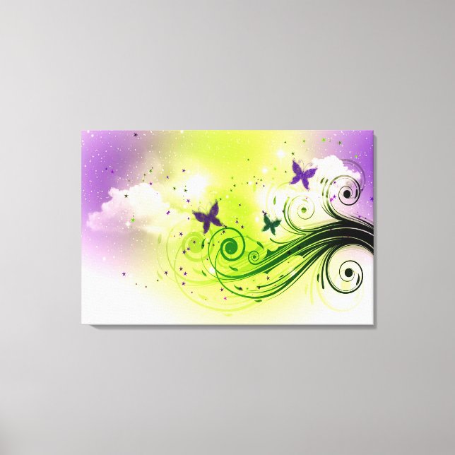 Schmetterlinge Leinwanddruck (Vorderseite)