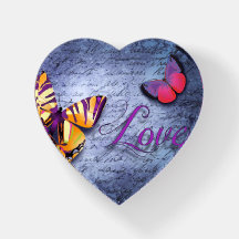 Schmetterlinge Liebe blau