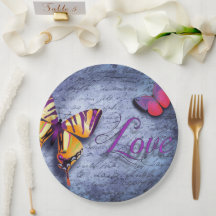 Schmetterlinge Liebe blau