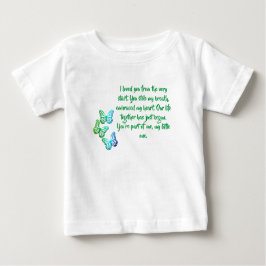 Schmetterlinge, Liebe Gedicht für ein Neugeborenes Baby T-shirt