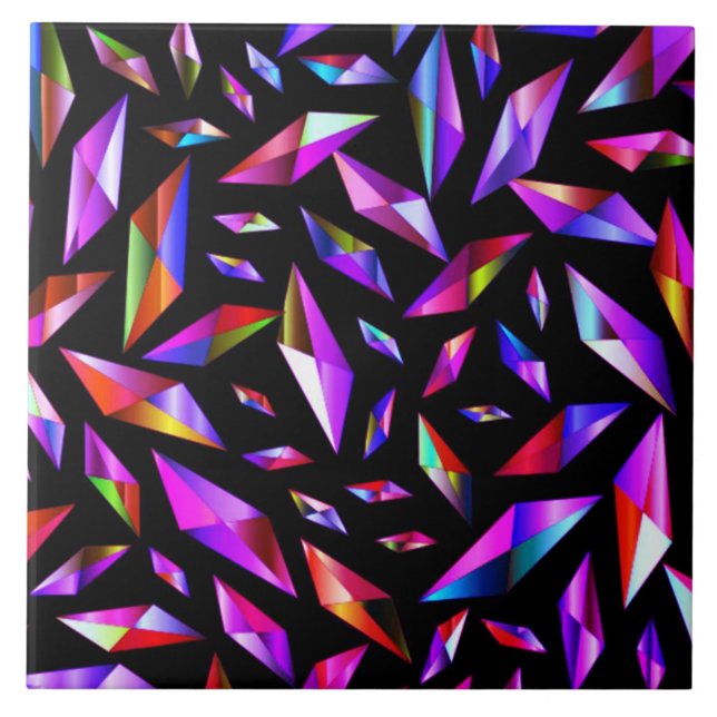 Schmetterlinge Lila Fliese (Vorderseite)