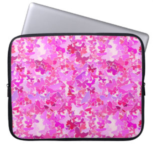 Schmetterlinge, lila, Lavendel, rosa Laptopschutzhülle