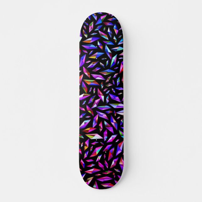 Schmetterlinge Lila   Skateboard (Vorne)