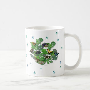 Schmetterlinge, mit wem, Regentropfen Perlen Kaffeetasse