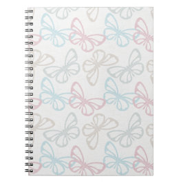 Schmetterlinge (mittlere Größe) Notizblock