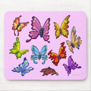 Schmetterlinge Mousepad