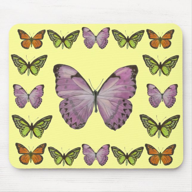 Schmetterlinge Mousepad (Vorne)