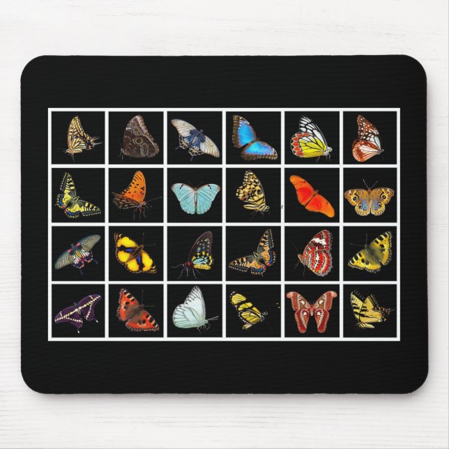 Schmetterlinge Mousepad (Vorne)