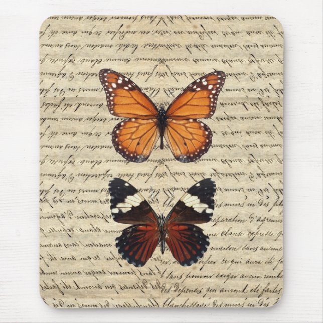 Schmetterlinge Mousepad (Vorne)