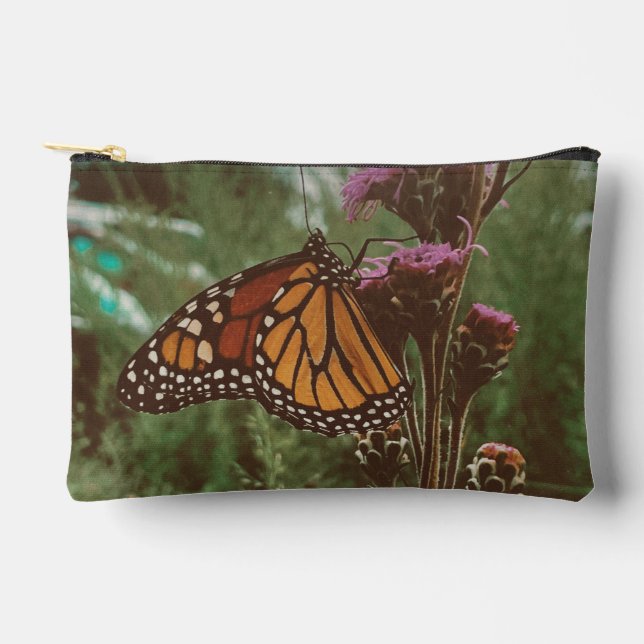 Schmetterlinge orange  zubehörtasche (Vorderseite)