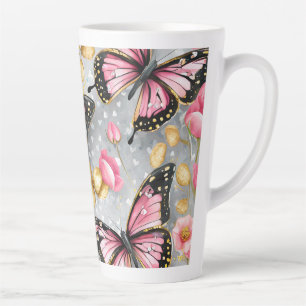 Schmetterlinge (passt zum Tagebuch) Milchtasse