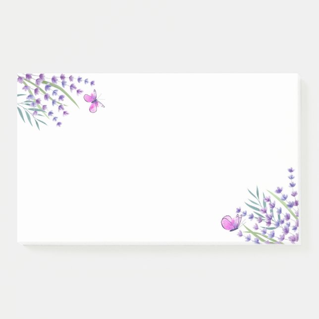 Schmetterlinge Post it Notes Post-it Klebezettel (Vorderseite)