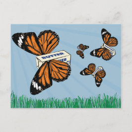 Schmetterlinge Postkarte