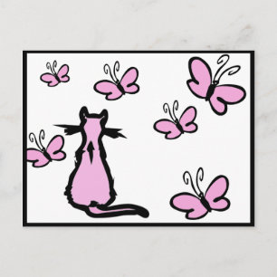 Schmetterlinge Postkarte