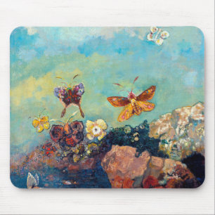 Schmetterlinge, Redon Mousepad