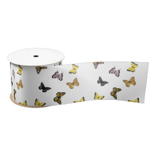 Schmetterlinge Satinband
