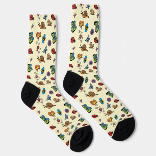 Schmetterlinge Schnecken Insekten Donner_Cove Socken