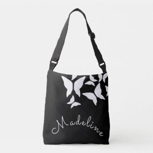 Schmetterlinge Script Name Drawstring Bag Tragetaschen Mit Langen Trägern