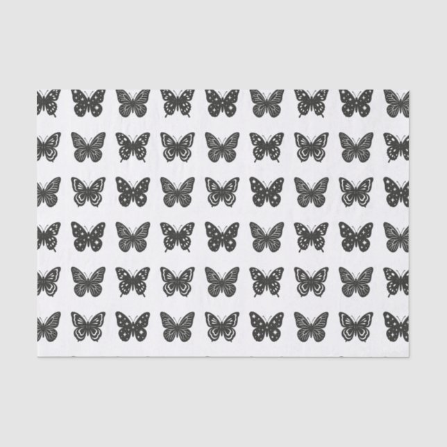 Schmetterlinge Seidenpapier (Vorderseite)
