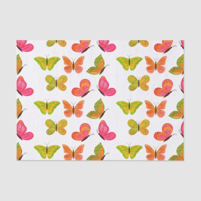 Schmetterlinge Seidenpapier (Vorderseite)