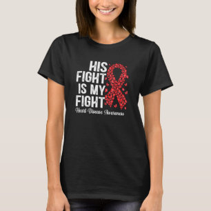 Schmetterlinge sein Kampf ist meine Herzkrankheit  T-Shirt