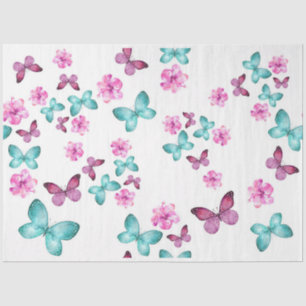 Schmetterlinge Serie Design 1 Seidenpapier