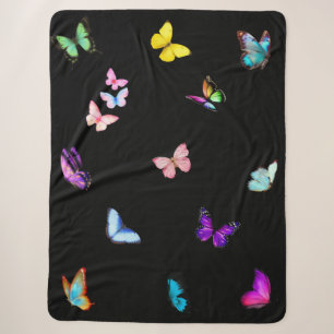 Schmetterlinge Sherpa-Decke (60”x80”) Sherpadecke