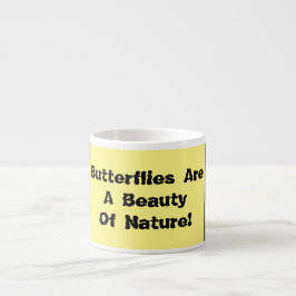 Schmetterlinge sind eine Schönheit Espressotasse