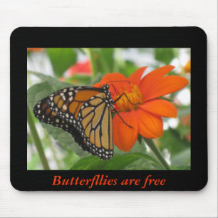 Schmetterlinge sind frei mousepad