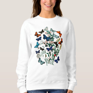 Schmetterlinge, skurrile, Natur, Geschenk für sie, Sweatshirt
