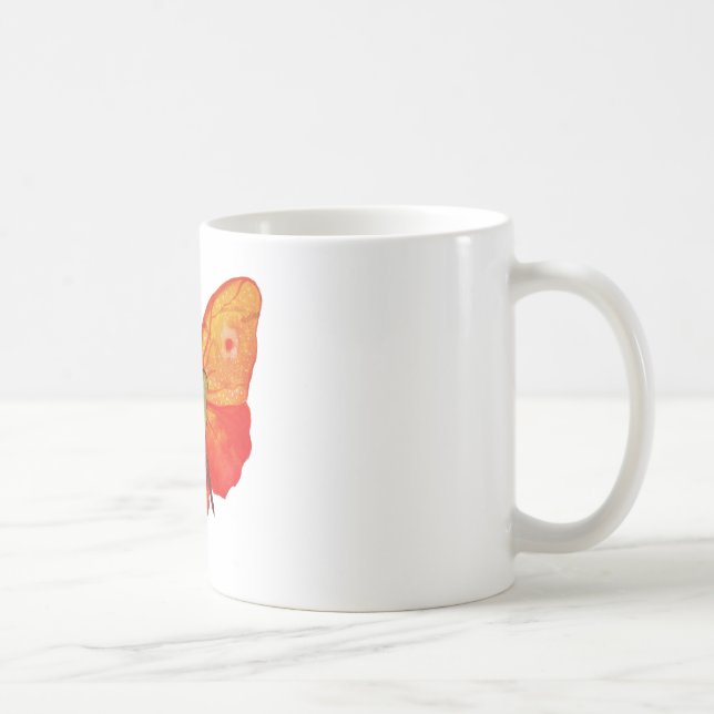Schmetterlinge Sommermood-Tasse Kaffeetasse (Rechts)